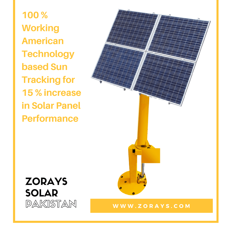 Zorays Solar Sun Tracked Pole